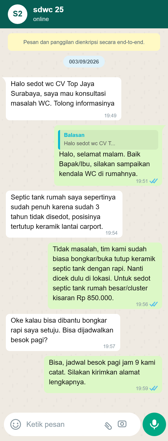 Testimoni WhatsApp 2