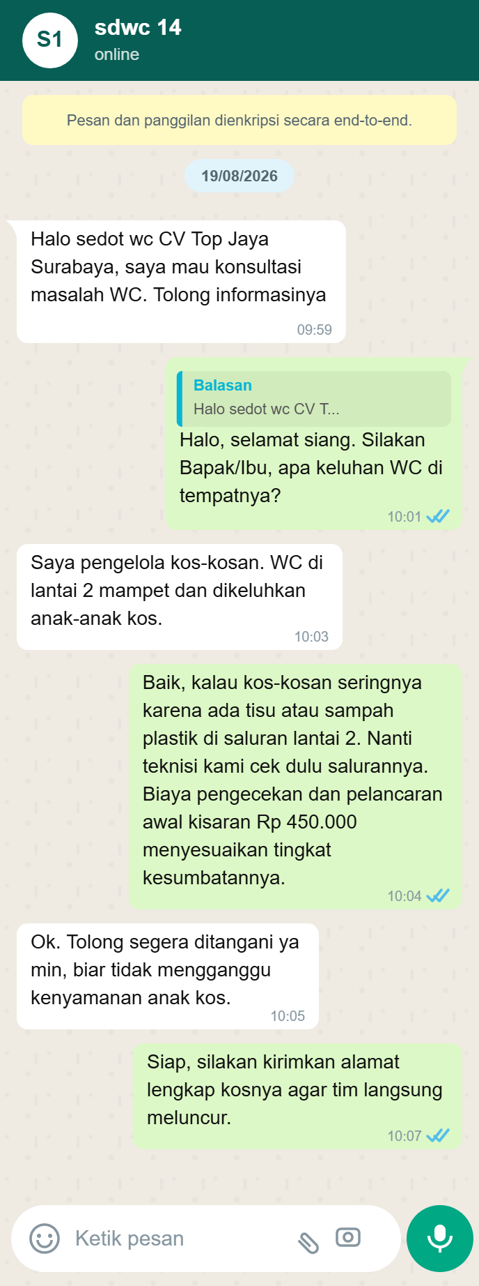 Testimoni WhatsApp 3