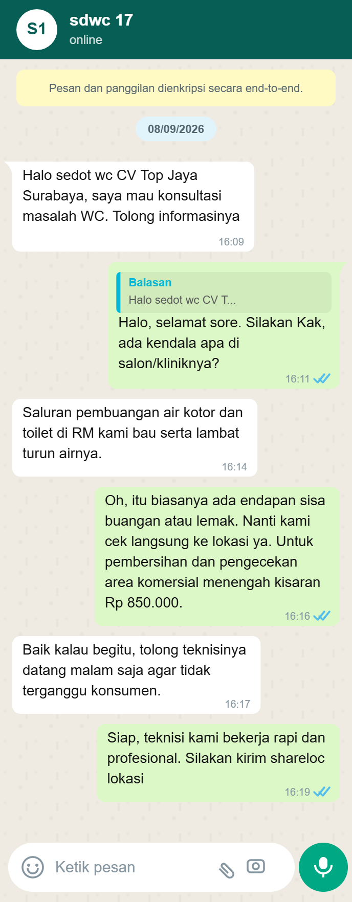 Testimoni WhatsApp 6